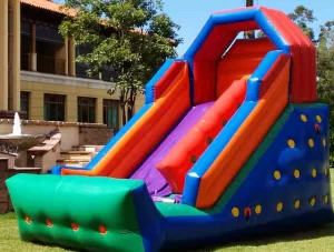 Tobogã inflável para aluguel