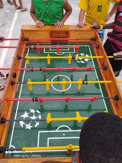 Mesas de Totó e Air Hockey